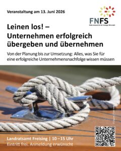 Leinen los! – Unternehmen erfolgreich übergeben und übernehmen